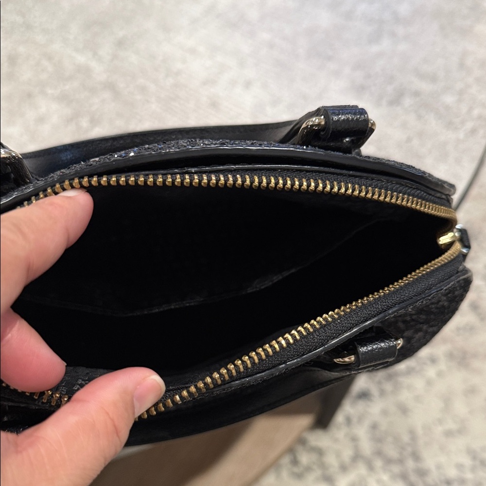 Kate Spade Black Sparkle Reiley Bag - Picture 7 of 8